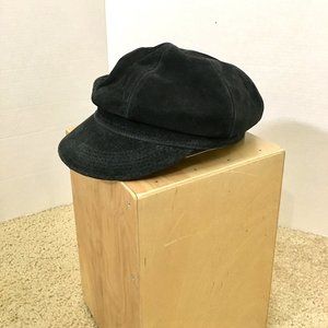 NWT Free People Avery Leather Lieutenant Cap